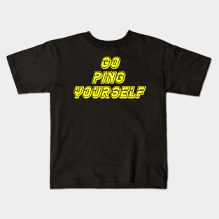 Go Ping Yourself - Computer Science Kids T-Shirt